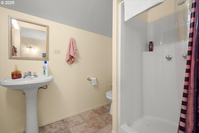 110 Dolph Dr, Ariel, WA 98603 - bathroom with a stall shower and toilet