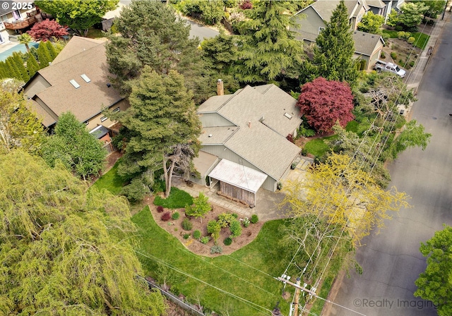 12420 Orchard Hill Rd, Lake Oswego, OR 97035 - birds eye view of property featuring a residential view