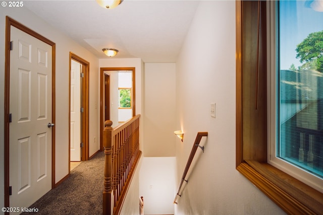 7942 N Hurst Ave, Portland, OR 97203 - hall featuring an upstairs landing and carpet flooring