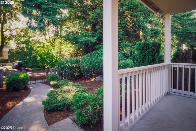7942 N Hurst Ave, Portland, OR 97203 - porch featuring a gate