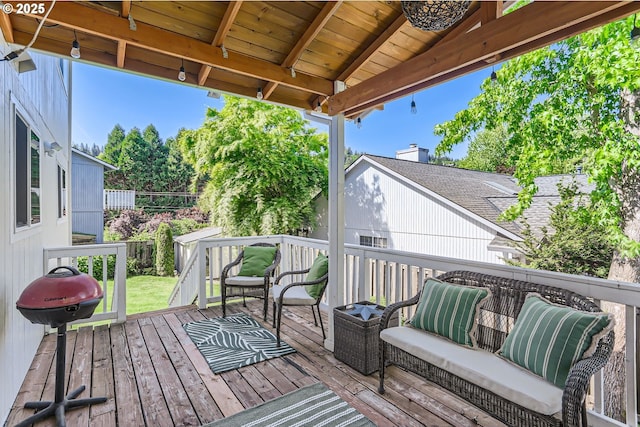1736 Regency St, West Linn, OR 97068 - view of wooden deck