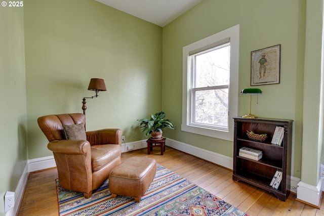 2122 NW Everett St, Portland, OR 97210 - sitting room with wood-type flooring and baseboards