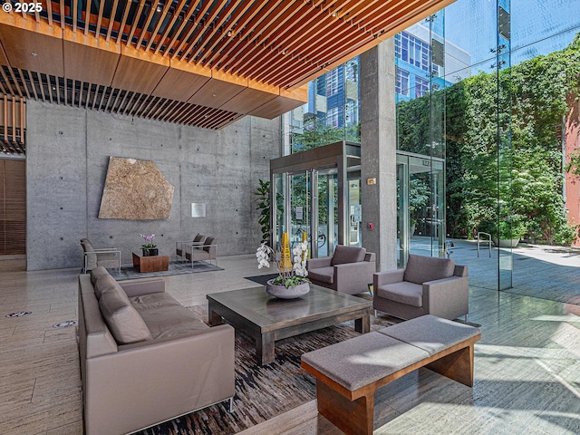 1221 SW 10th Ave Unit 311, Portland, OR 97205 - view of patio featuring an outdoor living space