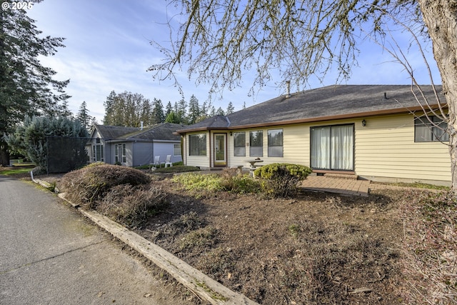 view of rear view of house