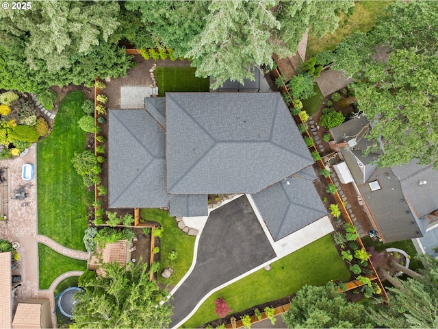 drone / aerial view