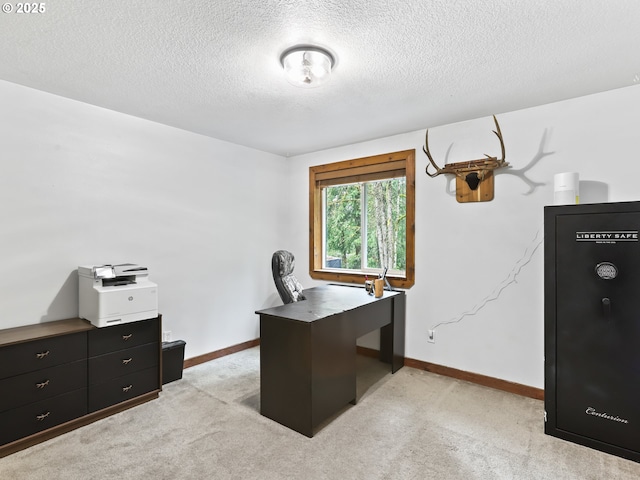 54934 E Kirkwood Dr, Sandy, OR 97055 - unfurnished office with a textured ceiling, light colored carpet, and baseboards