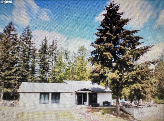 view of ranch-style home