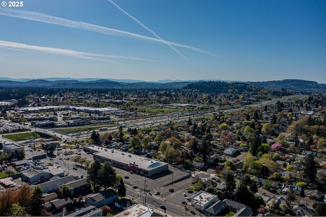 9023 SE Ankeny St, Portland, OR 97216 - drone / aerial view featuring a mountain view