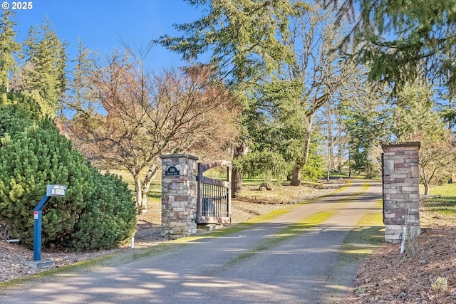 view of road