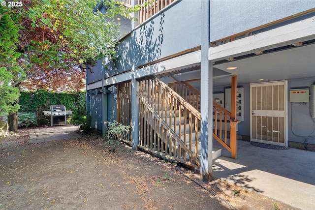 view of home's exterior featuring a patio