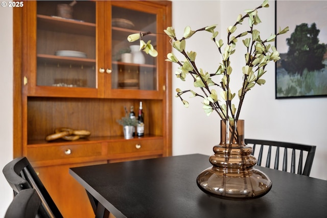 view of dining area