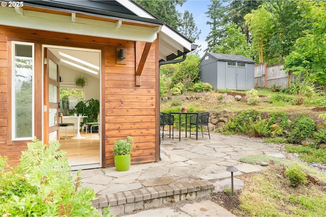 8160 SW 41st Ave, Portland, OR 97219 - view of shed featuring outdoor dining area