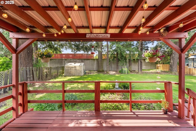 15648 NE Rose Pkwy, Portland, OR 97230 - view of wooden deck