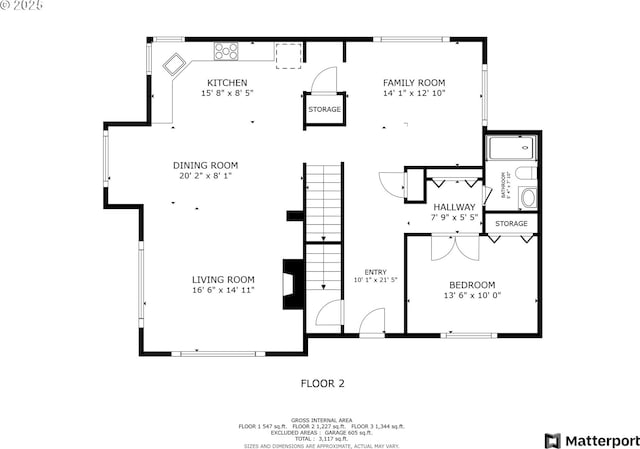 3225 SE Lincoln St, Portland, OR 97214 - home floor plan