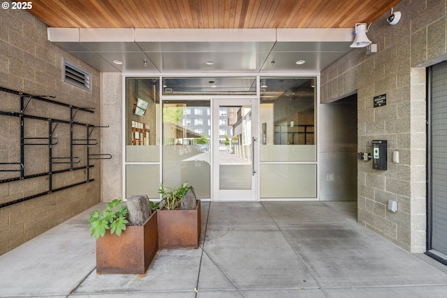 1455 N Killingsworth St Unit 201, Portland, OR 97217 - view of exterior entry featuring a security system