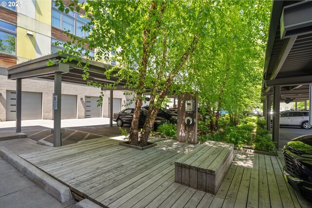 1455 N Killingsworth St Unit 201, Portland, OR 97217 - view of wooden terrace