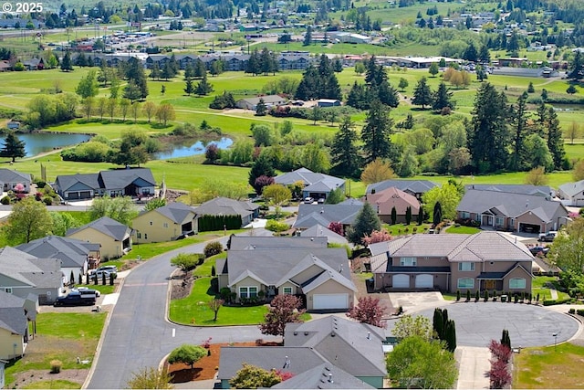 1922 Kapela Ct, Sutherlin, OR 97479 - aerial perspective of suburban area with a large body of water