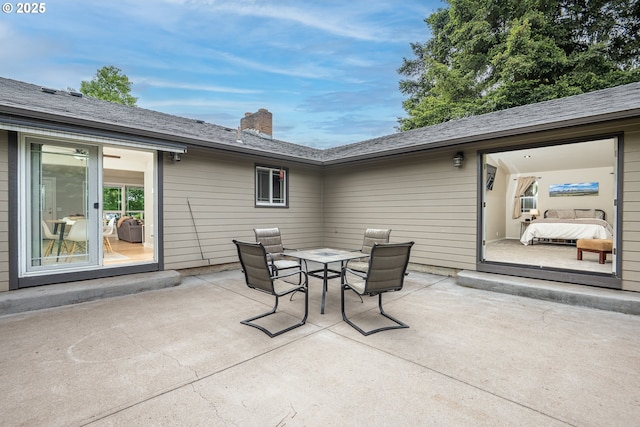 view of patio / terrace featuring outdoor dining space