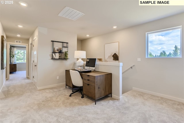 23870 SW Vermillion Dr, Tualatin, OR 97062 - office space featuring light colored carpet, baseboards, and recessed lighting