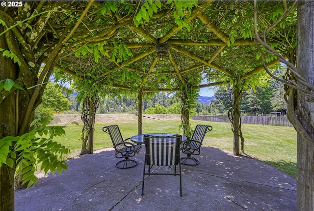 view of patio