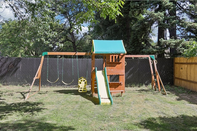 10925 NE Skidmore St, Portland, OR 97220 - view of playground with a fenced backyard