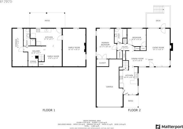 10925 NE Skidmore St, Portland, OR 97220 - view of home floor plan