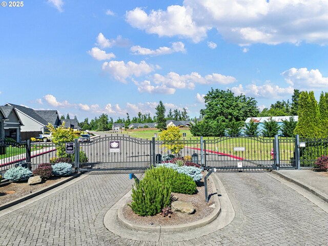1705 Trevino Rd, Creswell, OR 97426 - gate featuring a residential view