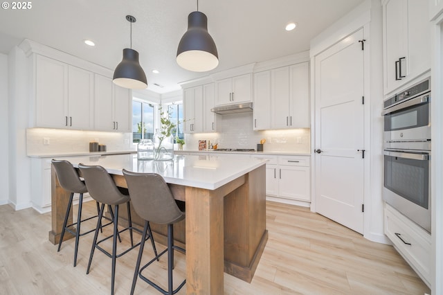 4300 N 12th Way, Ridgefield, WA 98642 - dining room featuring recessed lighting, baseboards, visible vents, and light wood finished floors