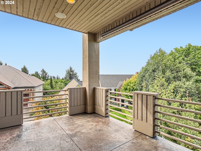 9112 NW Wiley Ln, Portland, OR 97229 - view of patio featuring a balcony