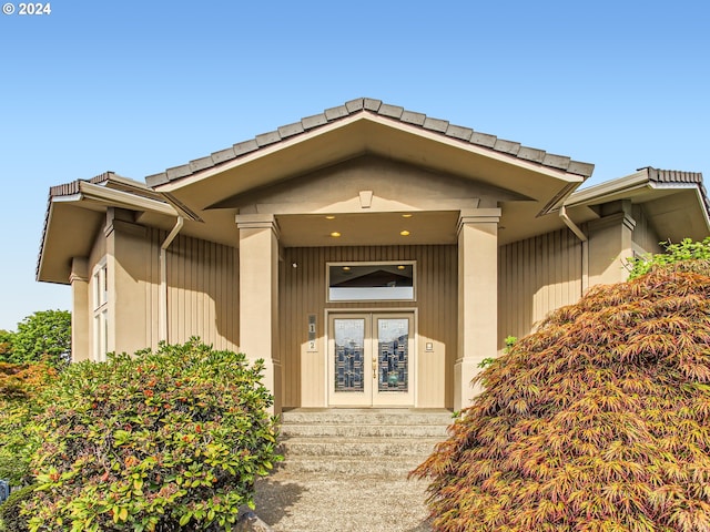 9112 NW Wiley Ln, Portland, OR 97229 - doorway to property featuring french doors