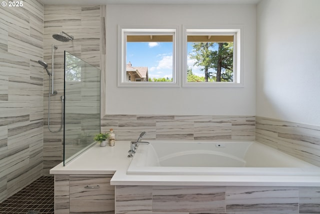 10440 SW 141st Ave, Beaverton, OR 97008 - full bathroom featuring a bath and a walk in shower