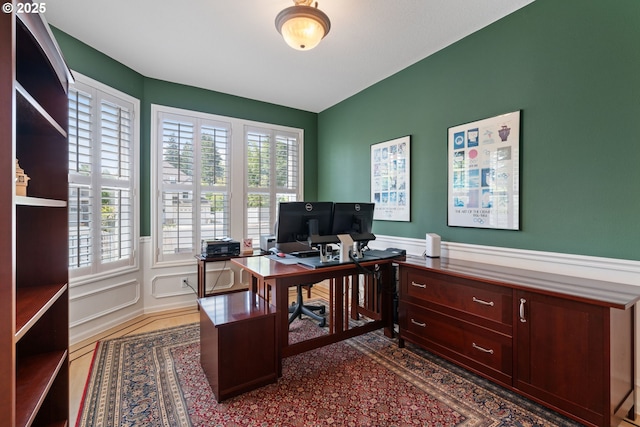 10440 SW 141st Ave, Beaverton, OR 97008 - office featuring healthy amount of natural light and a wainscoted wall