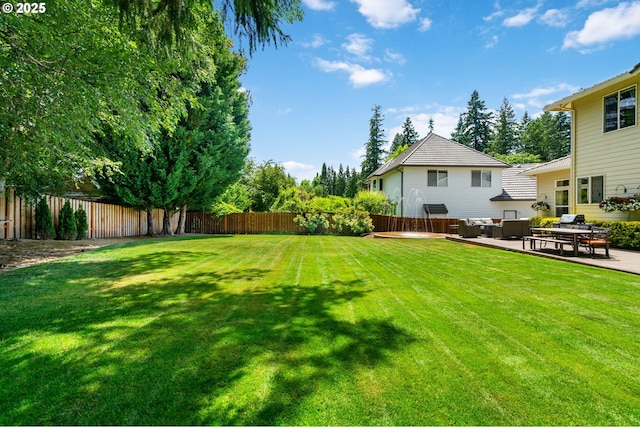 10440 SW 141st Ave, Beaverton, OR 97008 - fenced backyard featuring a patio