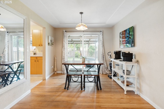 1510 SE 143rd Ave, Portland, OR 97233 - dining space featuring light wood-type flooring and an office area