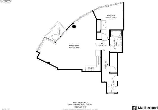 3601 S River Pkwy Unit 1118, Portland, OR 97239 - bird's eye view
