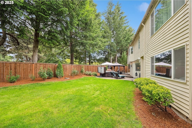 19580 SW 56th Ct, Tualatin, OR 97062 - view of yard featuring a patio and a gazebo