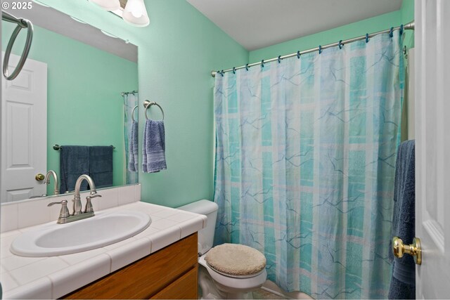 23804 SW Golden Pond Ter, Sherwood, OR 97140 - full bath featuring toilet, vanity, and curtained shower