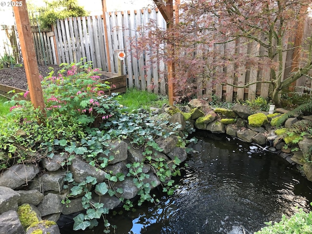 23804 SW Golden Pond Ter, Sherwood, OR 97140 - view of yard featuring a garden pond