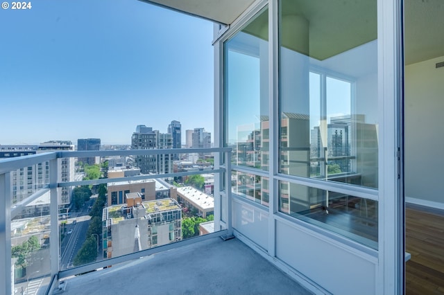 1500 SW 11th Ave Unit 1703, Portland, OR 97201 - balcony with a city view