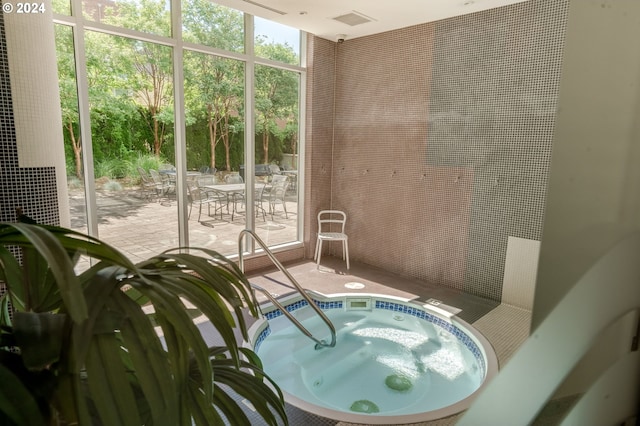 1500 SW 11th Ave Unit 1703, Portland, OR 97201 - view of swimming pool with an indoor hot tub