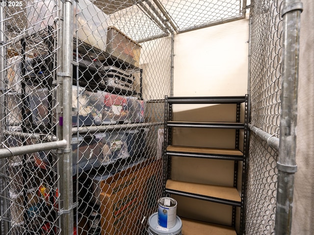 view of storage