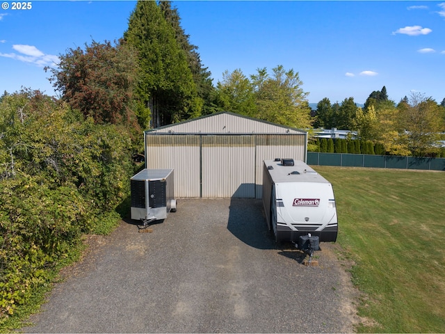 exterior space featuring a yard