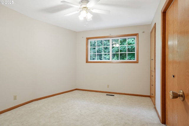 7678 Pine Tree Ln SE, Turner, OR 97392 - unfurnished bedroom featuring carpet, baseboards, and ceiling fan