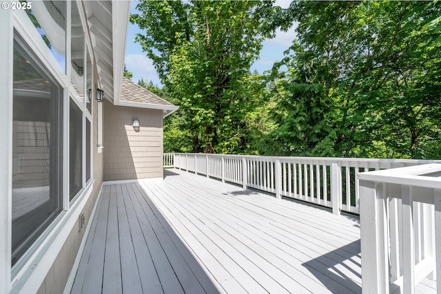 9614 NW Durrett St, Portland, OR 97229 - view of wooden deck