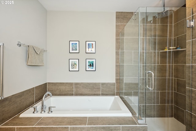 1250 29th St, Hood River, OR 97031 - full bath with a garden tub and a shower stall