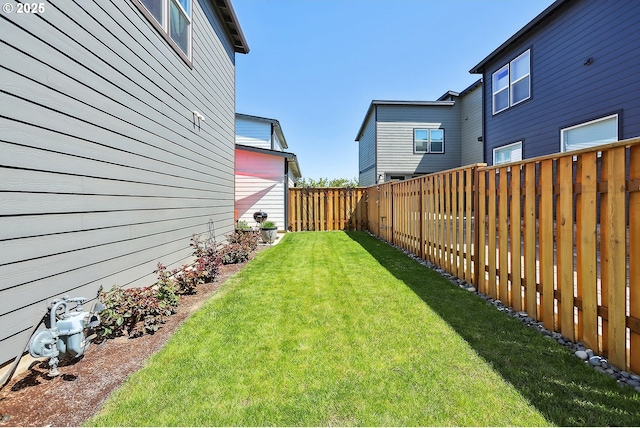 1250 29th St, Hood River, OR 97031 - view of yard with a fenced backyard