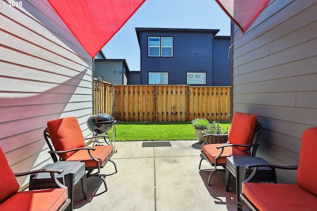 1250 29th St, Hood River, OR 97031 - view of patio / terrace featuring fence