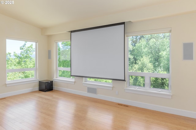 2965 Ingalls Way, Eugene, OR 97405 - empty room with hardwood / wood-style floors and lofted ceiling