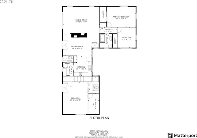 324 NE 108th Pl, Portland, OR 97220 - view of floor plan / room layout