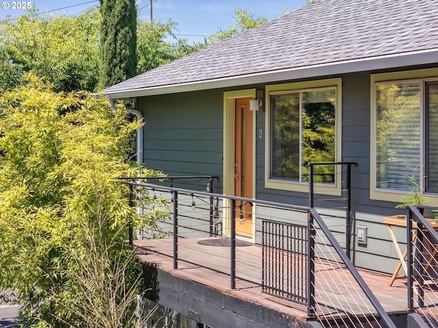 1912 SE 11th Ave Unit 3, Portland, OR 97214 - view of wooden deck